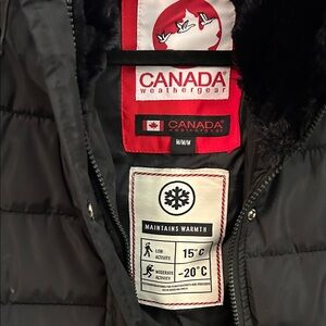 Canada Weathergear Women's Black Puffer Jacket